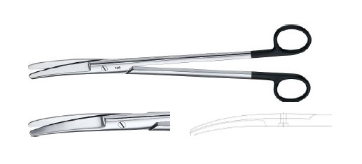 МАЙО СУПЕРГОСТРІ НОЖИЦІ ВИГНУТІ 280MM